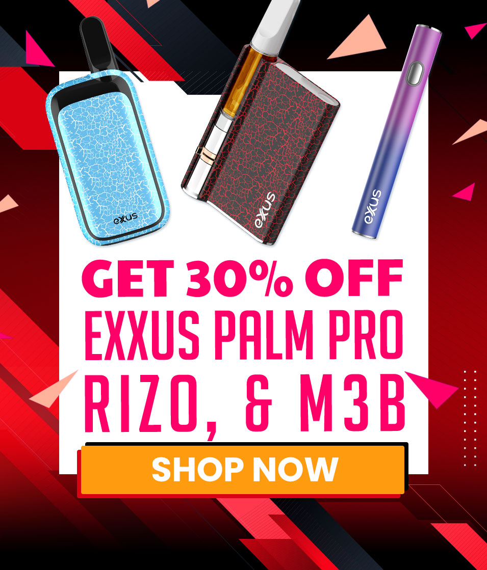 Black Friday Sale - Get 30% Off Exxus Palm Pro, Rizo, and M3B at Got Vape Wholesale