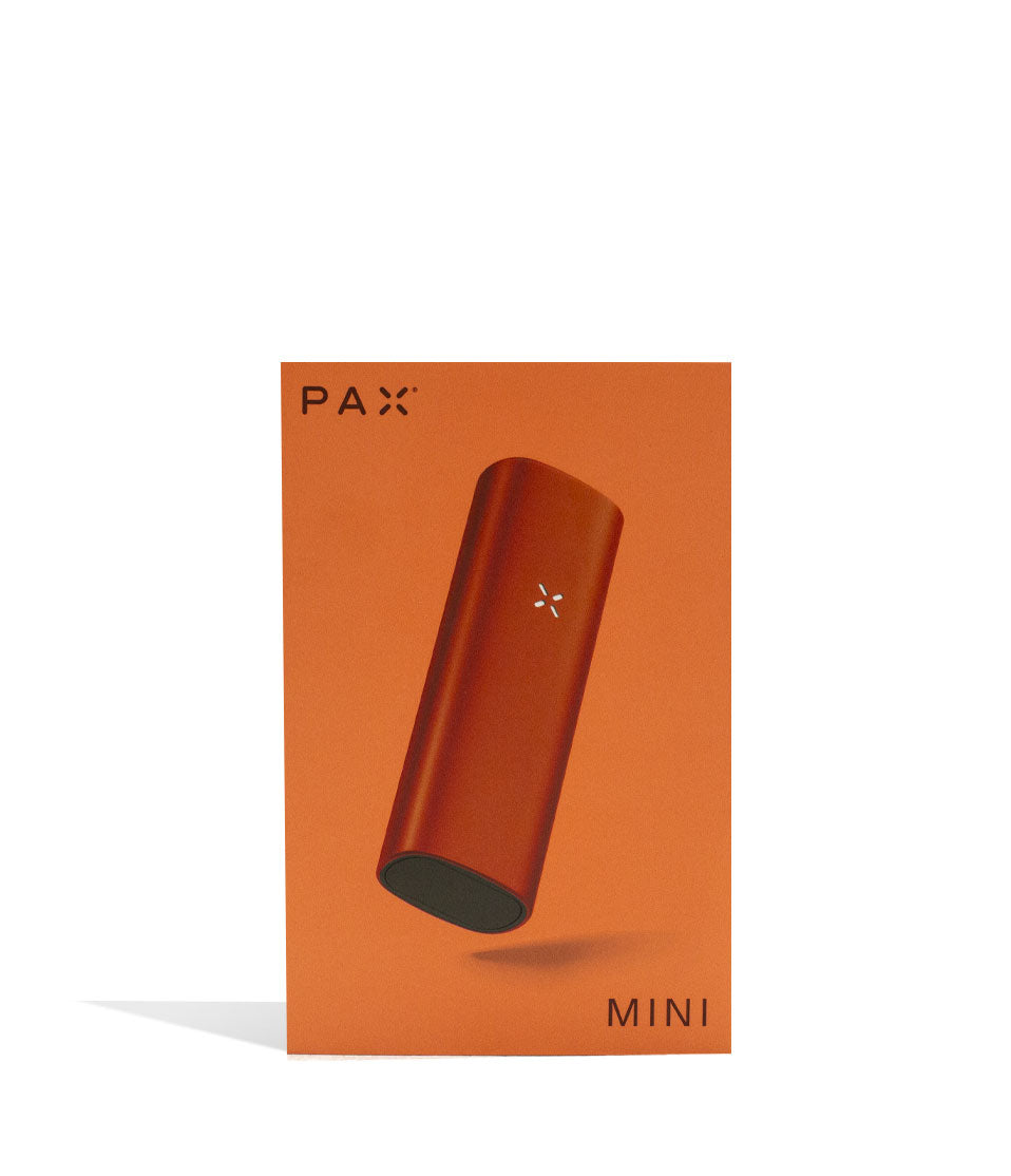 Poppy PAX Mini Portable Dry Herb Vaporizer Packaging Front View on White Background
