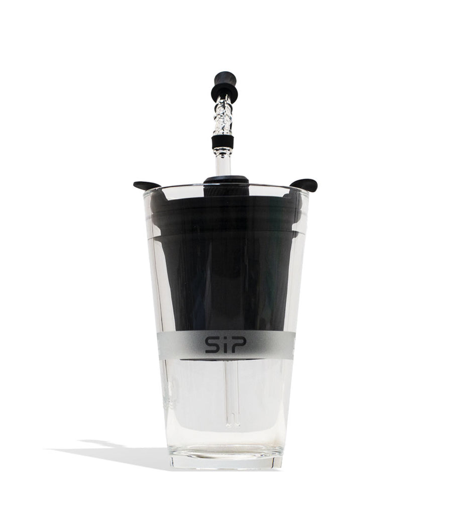 Black Yocan Black SIP Concentrate Vaporizer Front View on White Background