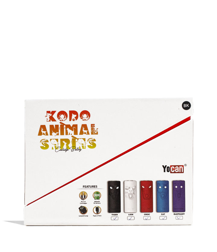 Yocan Kodo Animal Series 10pk Front View Packaging on White Background