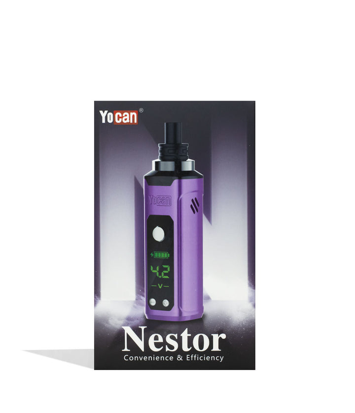 Pink Yocan Nestor 510 Dab Pen Vaporizer Packaging Front View on White Background