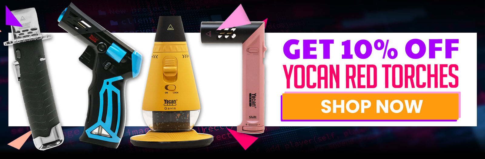 Cyber Monday Sale - Get 10% Off Yocan Red Torches at Got Vape Wholesale