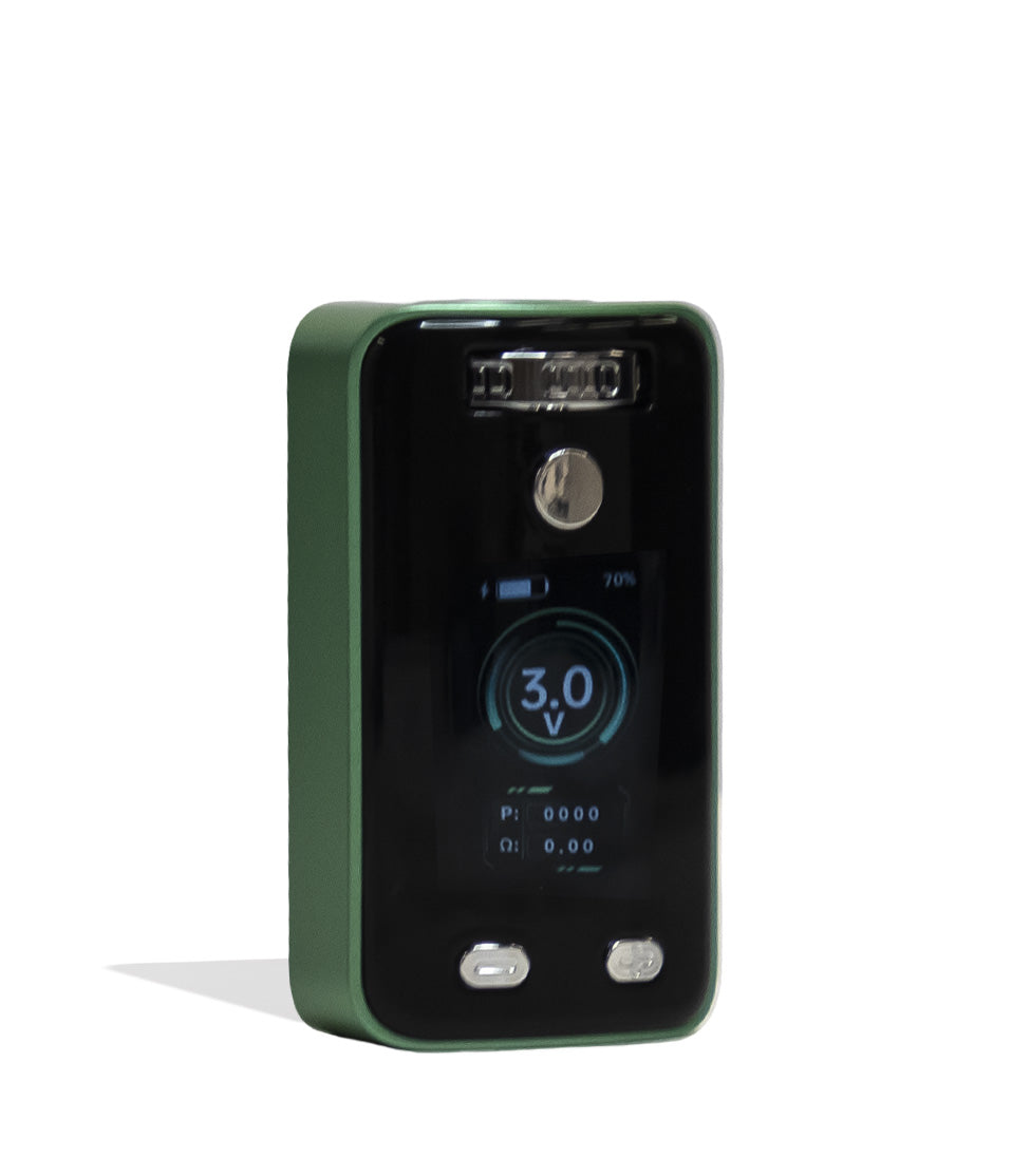 Green Yocan UNI 3.0 Universal Variable Voltage Battery Side View on White Background