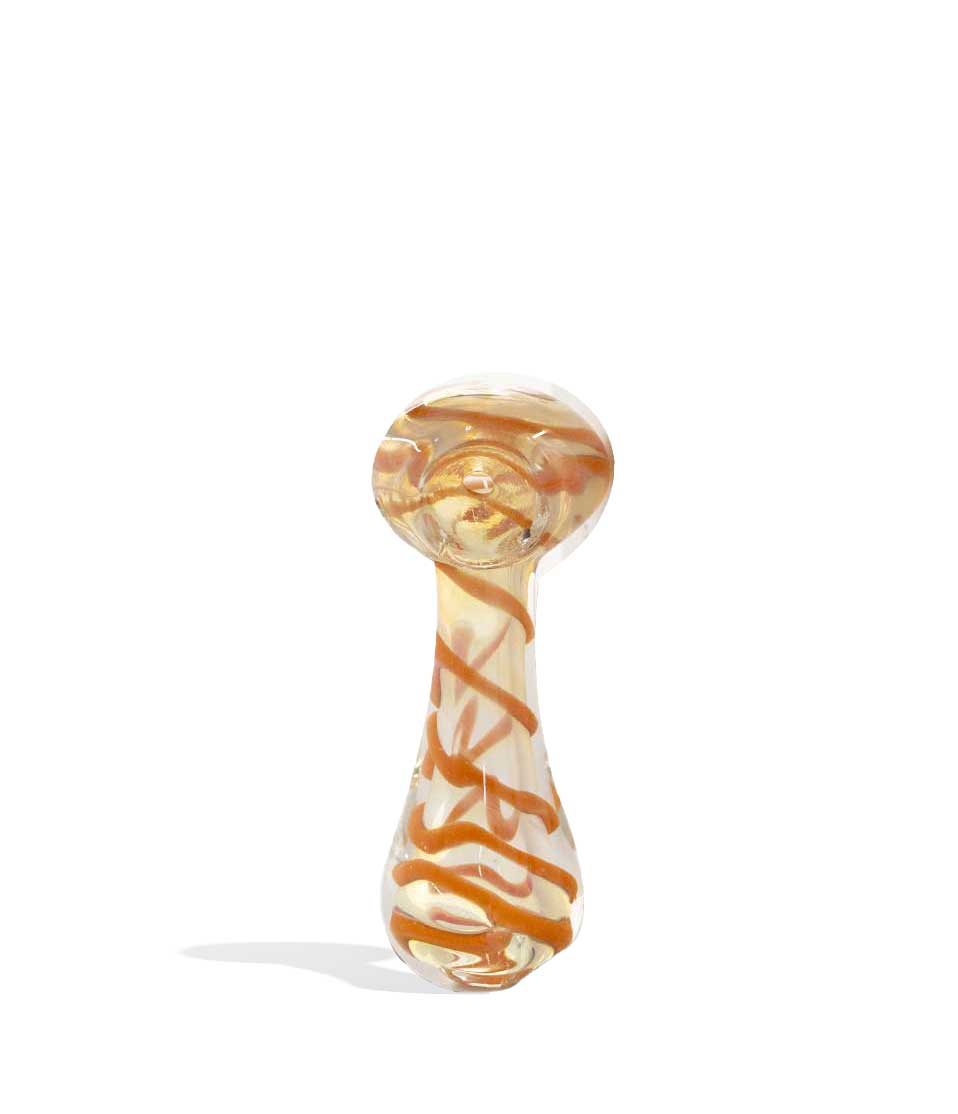 Orange 3 inch Fumed Pipe on white background