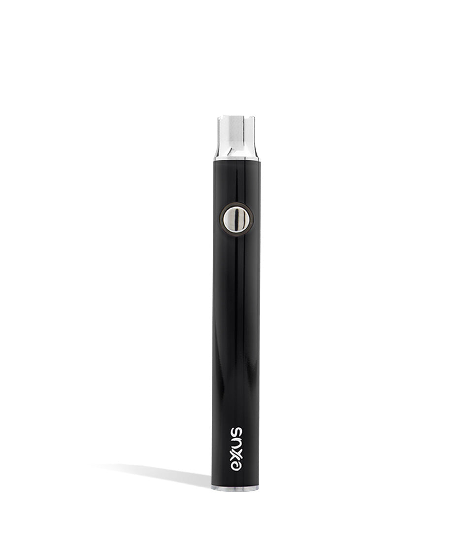 Cosmic Black front front Exxus Vape Plus VV Cartridge Vaporizer on white background