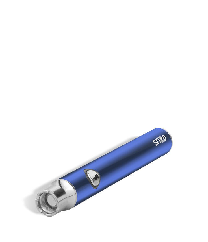 Cosmic Blue top view Exxus Vape Plus VV Cartridge Vaporizer on white background