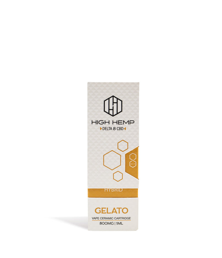 Gelato High Hemp 800mg D8 CBD Cartridge on white background